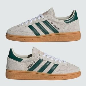 NWT Adidas Spezial White and Green Sneakers